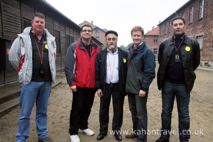 Auschwitz, Tours, Birkenau, Kahan Travel, Chuni Kahan MBE, October 2012 (00 Oct 2012) [Groups]