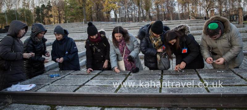 Auschwitz, Tours, Birkenau, Candle Lighting, Memorial, November 2013 (00 Nov 2013) [Groups]