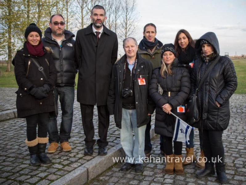 Auschwitz, Tours, Birkenau, Israeli Flag, Concentration Camps, November 2013 (00 Nov 2013) [Groups]