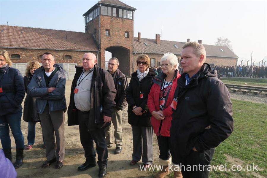 Auschwitz, Tours, Birkenau, Birkenau Entrance, November 2015 (00 Nov 2015) [Groups]