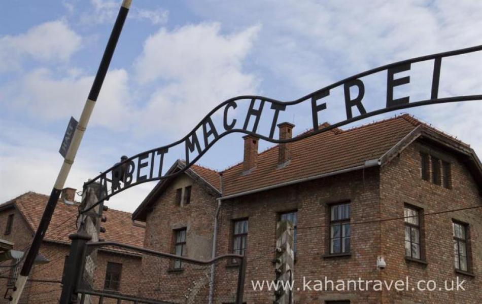 Auschwitz, Museum, Concetration Camp, Tours, Arbeit Macht Frei Sign () [Auschwitz]
