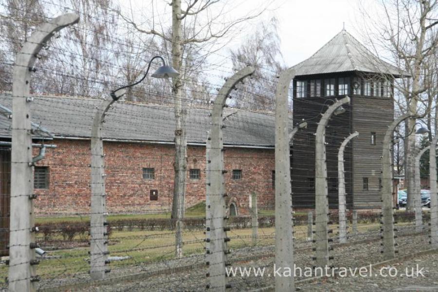 Auschwitz, Museum, Concetration Camp, Tours, Barbed Wire, Electrified Fence, Watchtower () [Auschwitz]