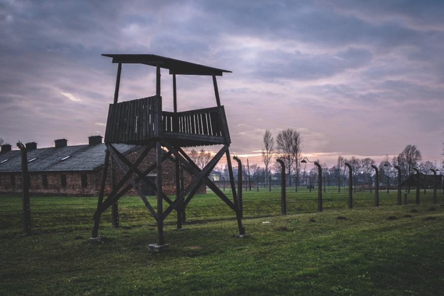www.brianduffy.co.uk:  Birkenau; Holocaust; Death Camp, Watch Tower (25 Mar 2020) [Birkenau]