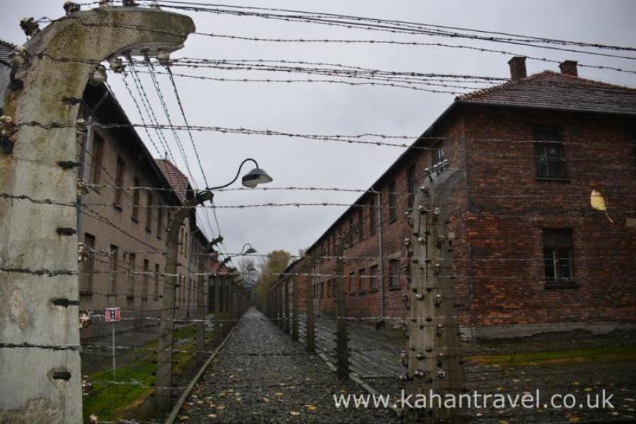 Auschwitz, Museum, Concetration Camp, Tours, Electrified Fence, 003 () [Auschwitz]