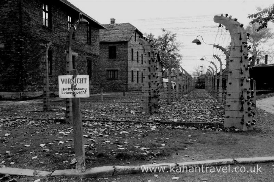 Auschwitz Museum, Concentration Camps, Tours, Electrified Fence, 001 () [Auschwitz]