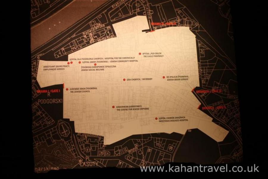 Tours, Krakow, Krakow Ghetto, Ghetto Map () [Krakow]