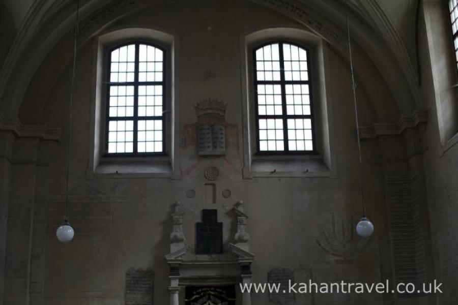 Krakow, Tours, Izaak Synagogue, Interior, Windows () [Krakow Synagogue's]