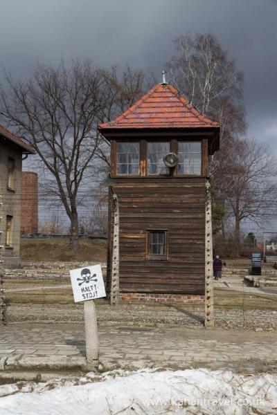 Auschwitz Museum, Concentration Camps, Tours, Watchtower, Death Warning () [Auschwitz]